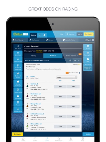 William Hill Betting - Horse Racing - iPad Edition screenshot 3