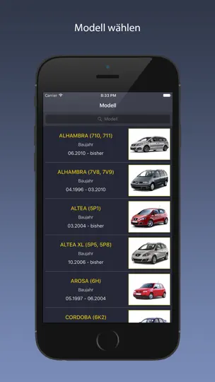 Screenshot von TechApp Für SEAT auf dem iPhone 1