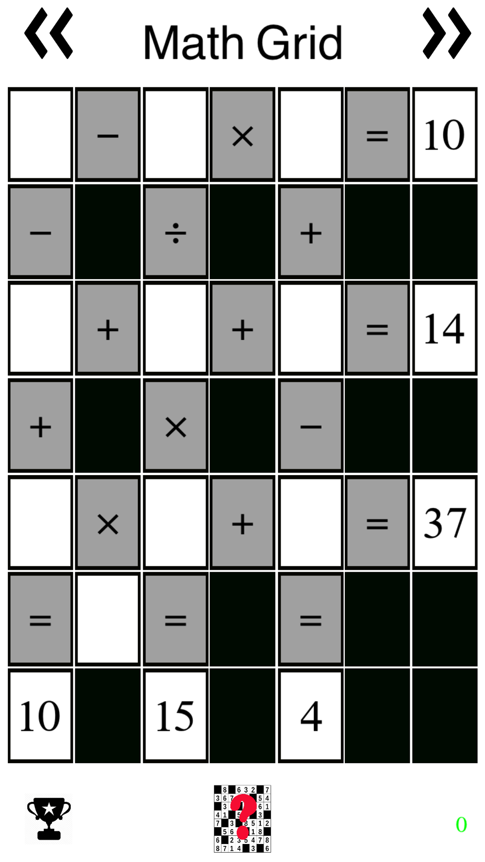 Math Grids - Japanese Puzzle Sudoku Like Game Free Download App For Iphone - Steprimo.com