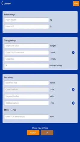 Game screenshot CRRT Dose Calculator hack