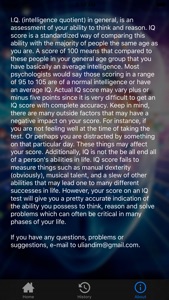 IQ Test (intelligence) screenshot #3 for iPhone
