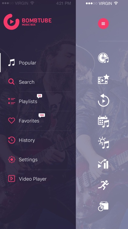 BombTube - Free Music and Video Player screenshot-4
