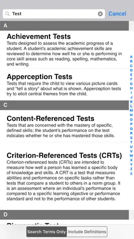 Game screenshot Special Education Dictionary hack