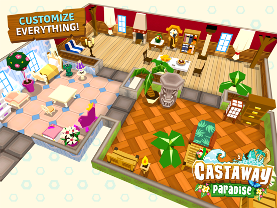 Screenshot #1 for Castaway Paradise Town Builder