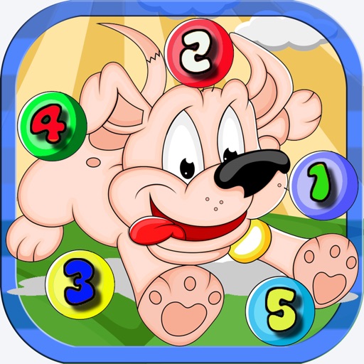 123 Dogs Math kids addition and subtraction games iOS App