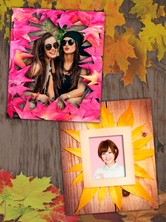Multiphoto Frames for Autumn– Collage & Album iPad screenshot 5 - Entertainment app