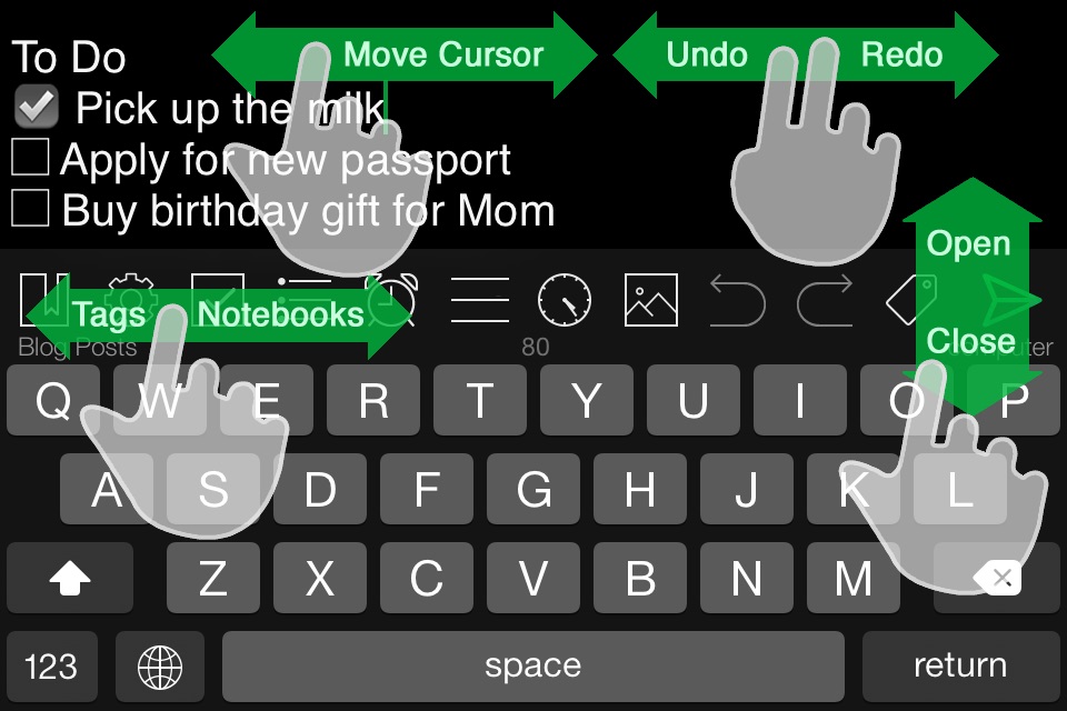 SnapWriter - take quick notes with Evernote screenshot 3