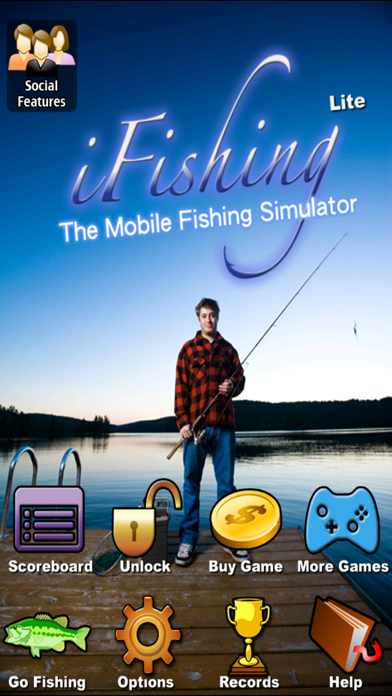 i Fishing Lite - The mobile fishing sim by Rocking Pocket Games Screenshot 1