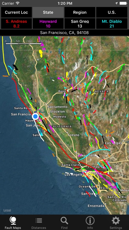 U.S. Earthquake Faults