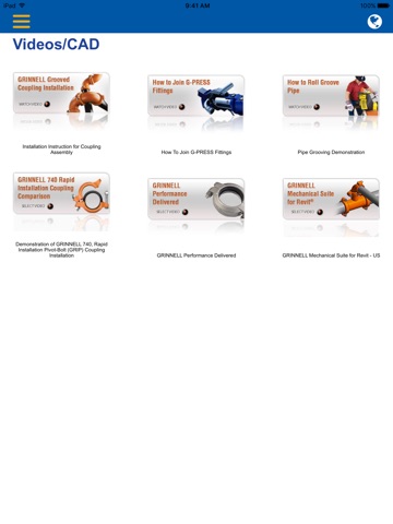 GRINNELL Mechanical Products screenshot 3
