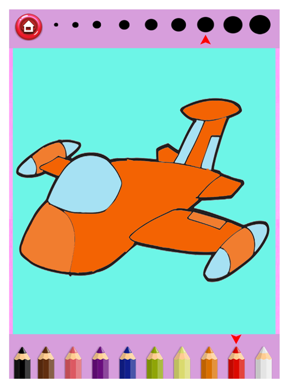 Screenshot #6 pour Avions Jets Coloring Book - Jeu de Avion