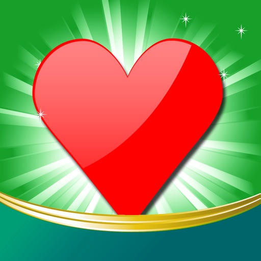 Hearts Golden Icon