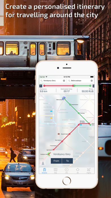 Moscow Metro Guide and Route Planner Screenshot