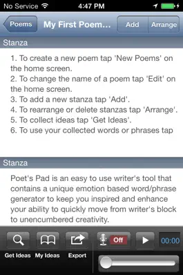 Game screenshot Poet's Pad™ for iPhone apk