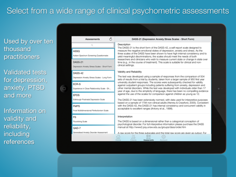 NovoPsych Psychometrics - náhled