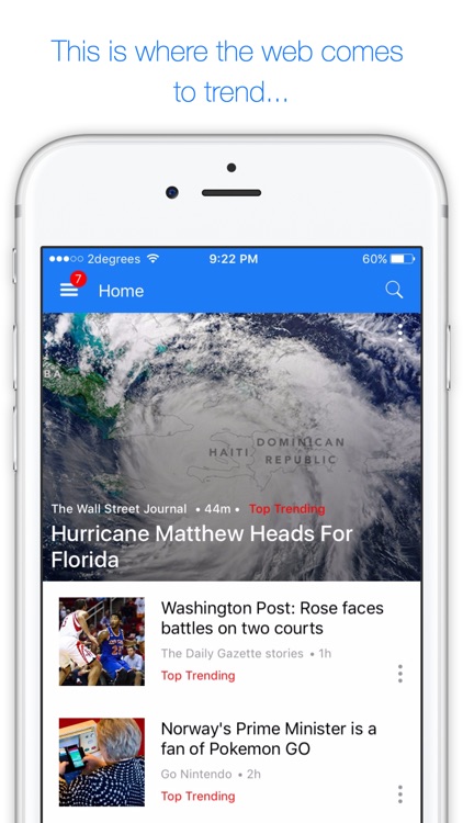 Algo: Real-time news