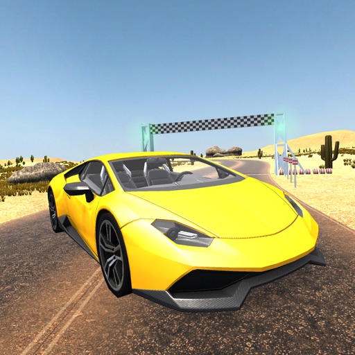 Extreme Dirt Desert Car Racing Simulator 3D Icon