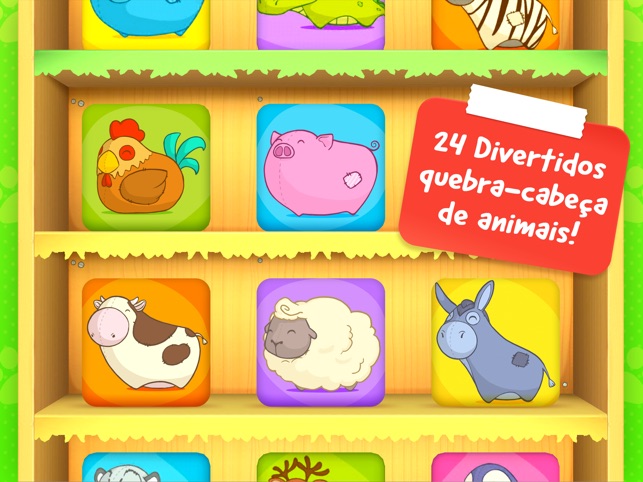 Jogos de Quebra Cabeça Animais::Appstore for Android