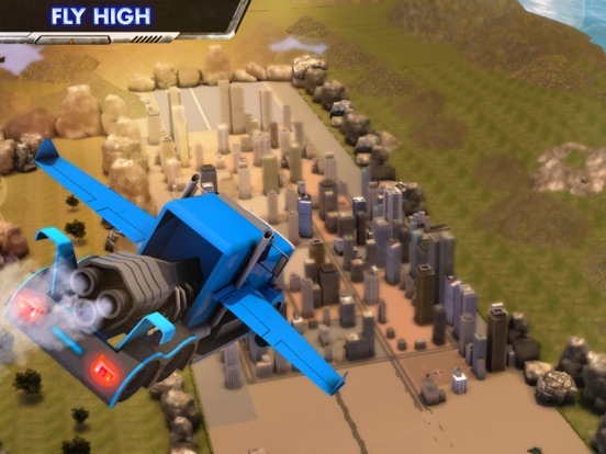 Modern Flying Truck Sim 3D iPad screenshot