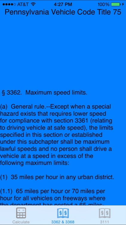 PA Speed Calc