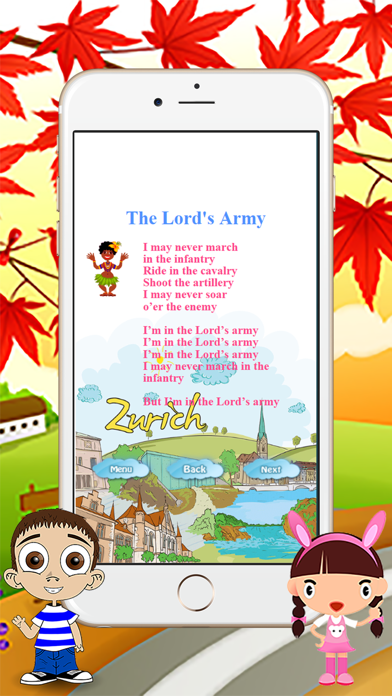Screenshot 1 of List of Funny Classic Nursery Rhymes with Lyrics App