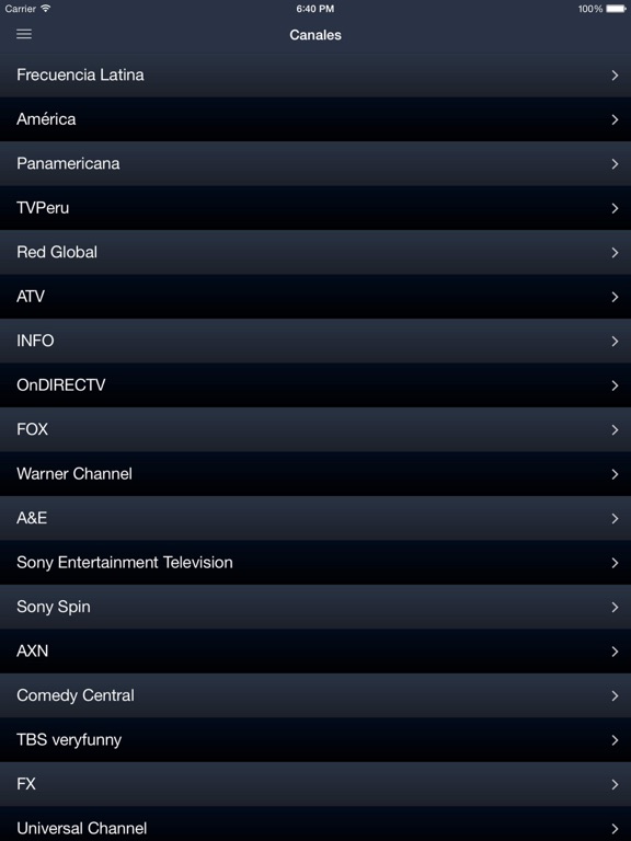 Screenshot #4 pour La Tele Perú para iPad