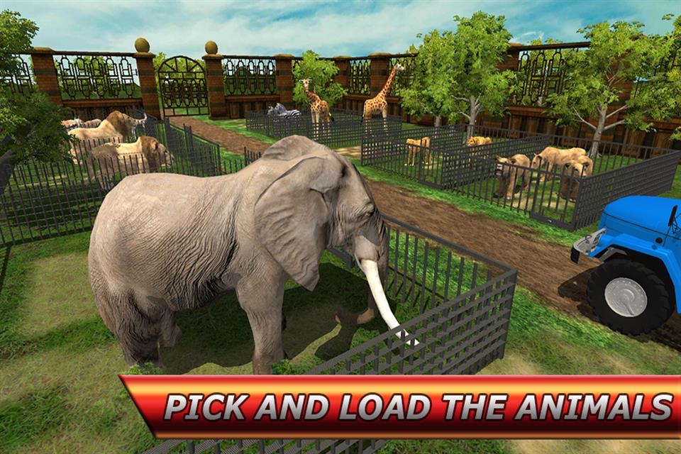 Zoo Animal Transport 3d Simulator 2017 screenshot 3