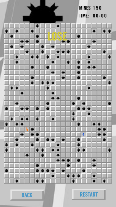 Screenshot #3 pour Minesweeper - classic arcade game of all times