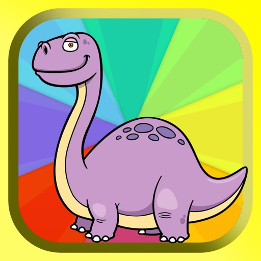 Dinosaur Coloring Book Game For Kids 3 Icon