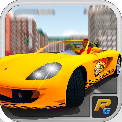 Crazy Taxi Driver 3D City Rush Adventure Icon