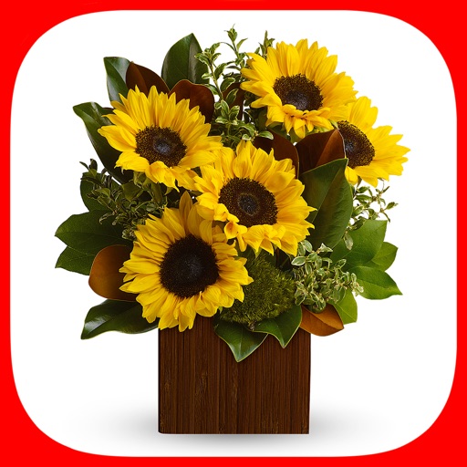 Flower Sticker! Sunflower & Stock Bouquets!