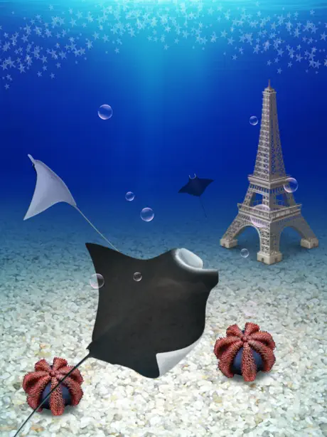 Aquarium Manta Simulation Game