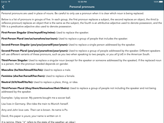 My English Class Lite iPad screenshot 2 - Education app