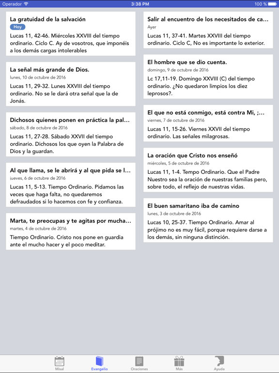 Liturgia de Chile, Argentina, Uruguay y Paraguay iPad screenshot 4 - Reference app