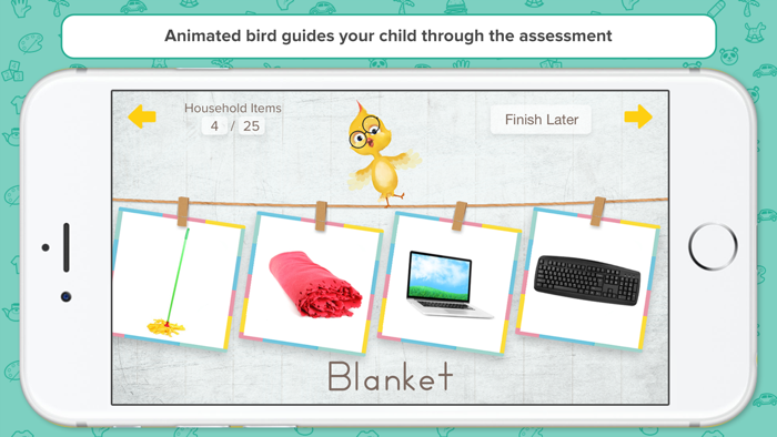 First Words Checklist - Vocab Assessment for Pre-K
