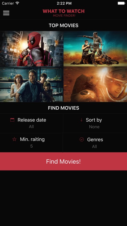 What to watch - Movie Finder!