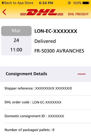 DHL Freight screenshot 2