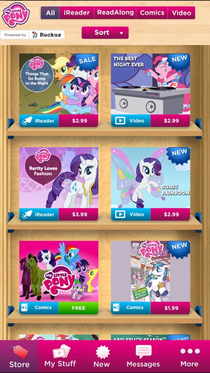 My Little Pony: Interactive eBooks, Comics, Videos