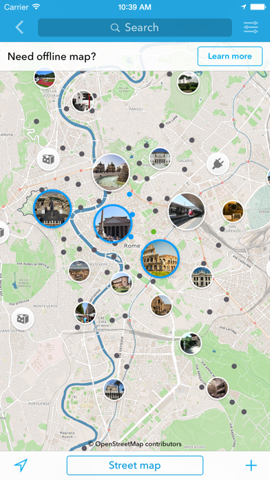 Screenshot #2 pour Rome - Carte hors ligne et guide de la ville