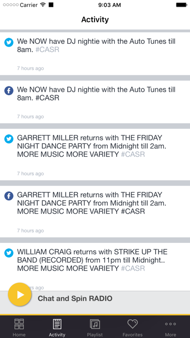 Screenshot #2 pour Chat and Spin RADIO