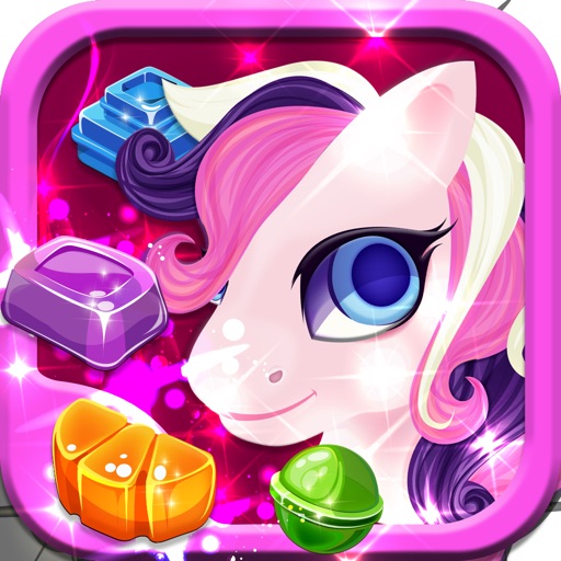 My Pony Go Girl Puzzle - Candy Match 3 Game Icon