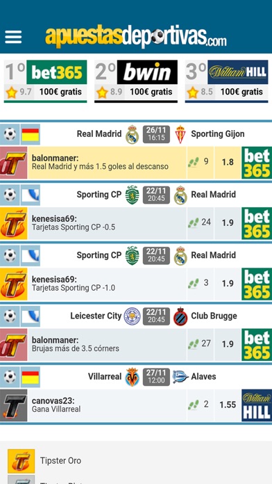 Screenshot #1 pour Apuestas Deportivas Alertas