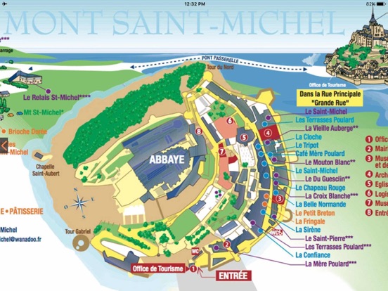 Mont Saint-Michel Travel Guide iPad app afbeelding 5