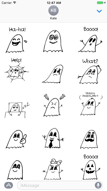 Ghostmoji - Friendly Ghost Expressions Stickers