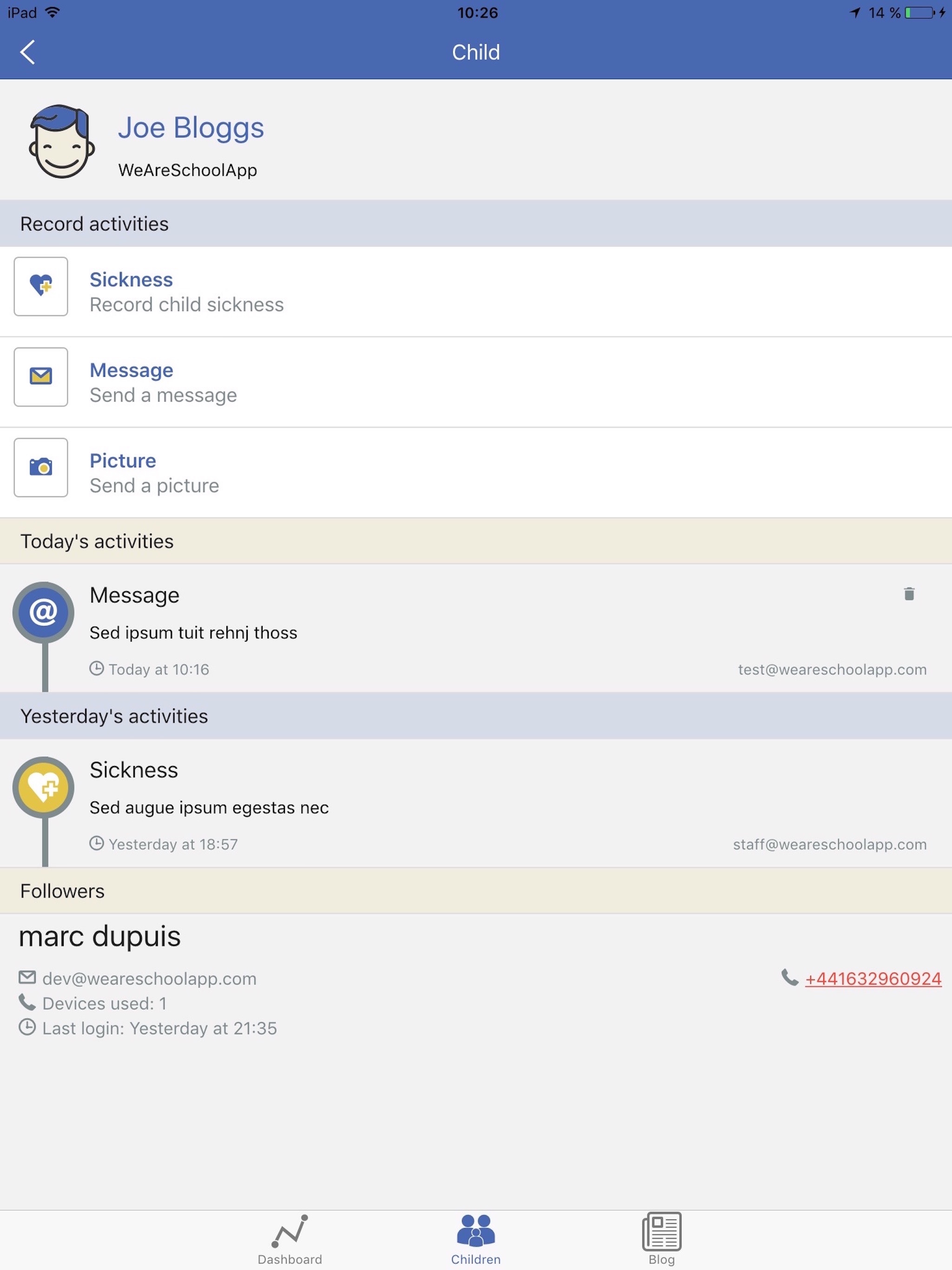 WeAreSchoolApp screenshot 7