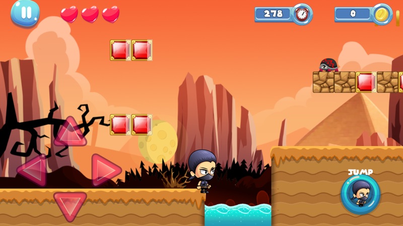 Aventura de la selva ninja juegos niños 7 años screenshot 2
