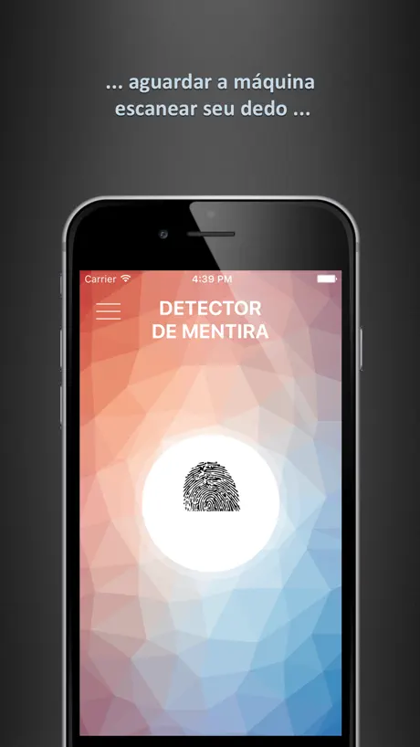 Detetor de mentiras Simulador