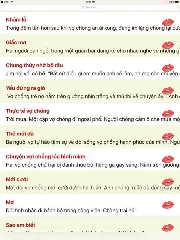 Screenshot #5 pour Truyen Nguoi Lon - Truyện Người Lớn Cười 18+ IPAD