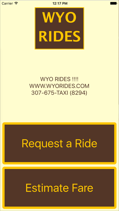 Screenshot #1 pour WYO RIDES