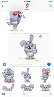 bunny - stickers for imessage iphone screenshot 3